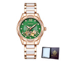 New 2026 Luxury Top Brand Black Ceramic Ladies Skeleton Womens Automatic Mechanical Watches Clock Gift for Women Montre Femme