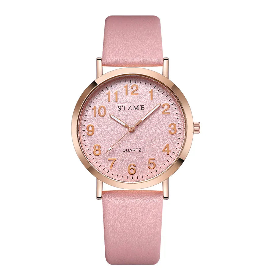 Women's Luminous Leather Watch