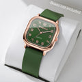 Women's Square Arabic Dial Watch