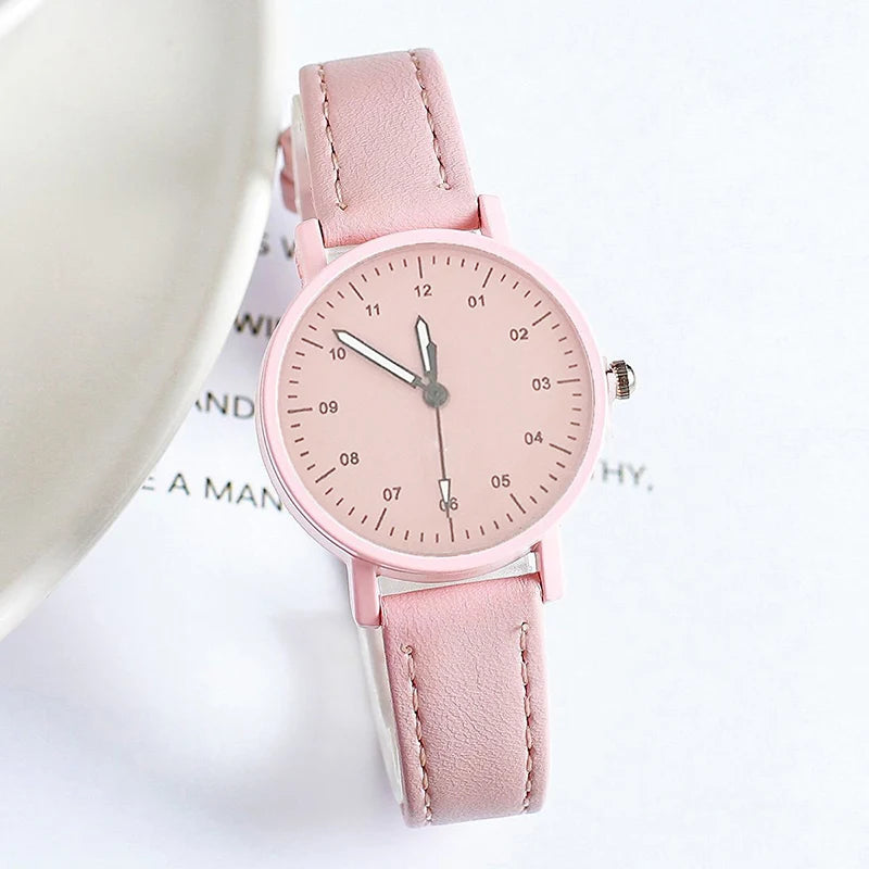 YIKAZE Women's Retro Leather Watch
