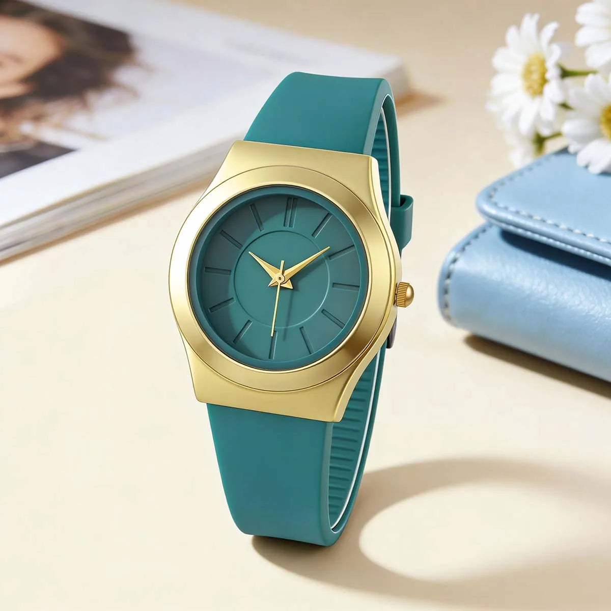 Women's Minimalist Gold Watch