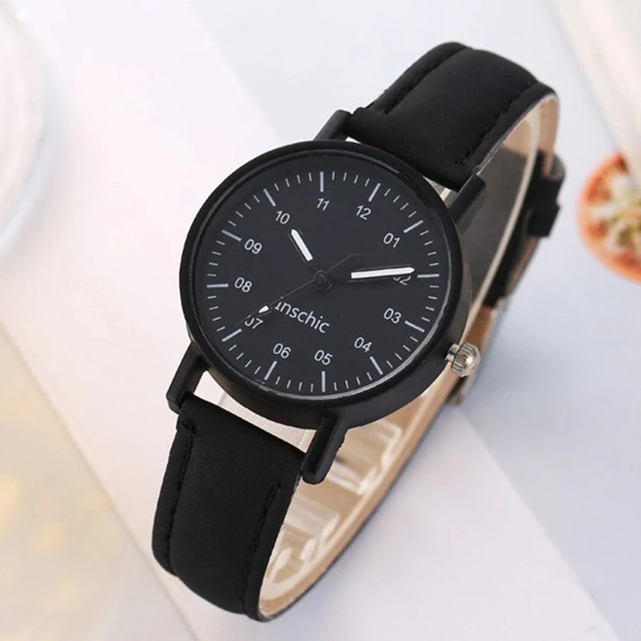 YIKAZE Women's Retro Leather Watch