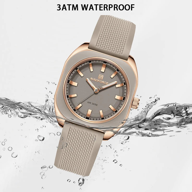 NAVIFORCE Women's Silicone Watch