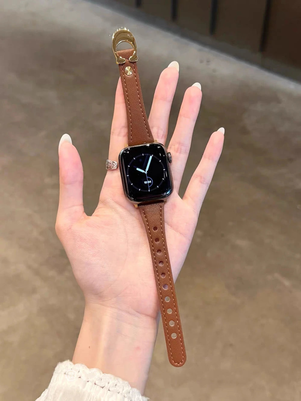 Luxury Leather Apple Watch Band