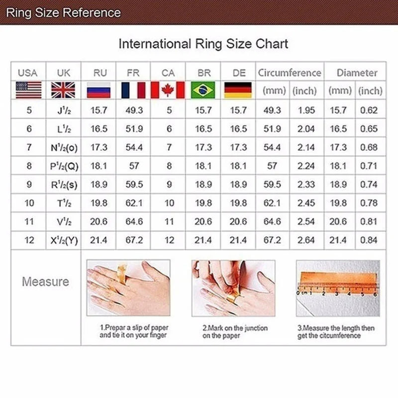 Rose Gold Zirconia Ring Set