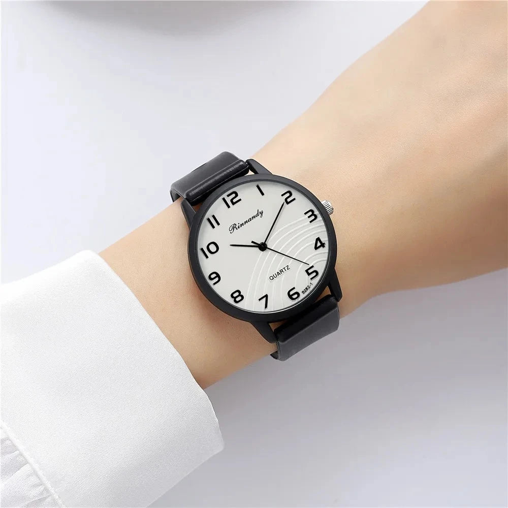 Women's Arabic Dial Silicone Watch