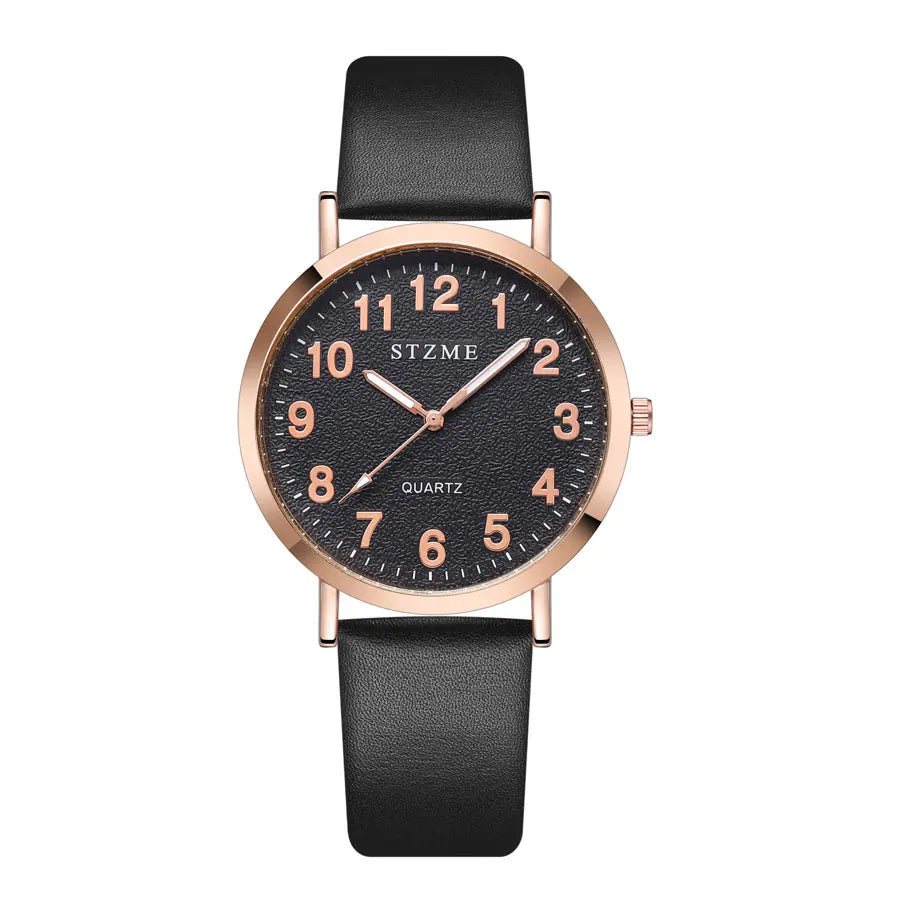 Women's Luminous Leather Watch