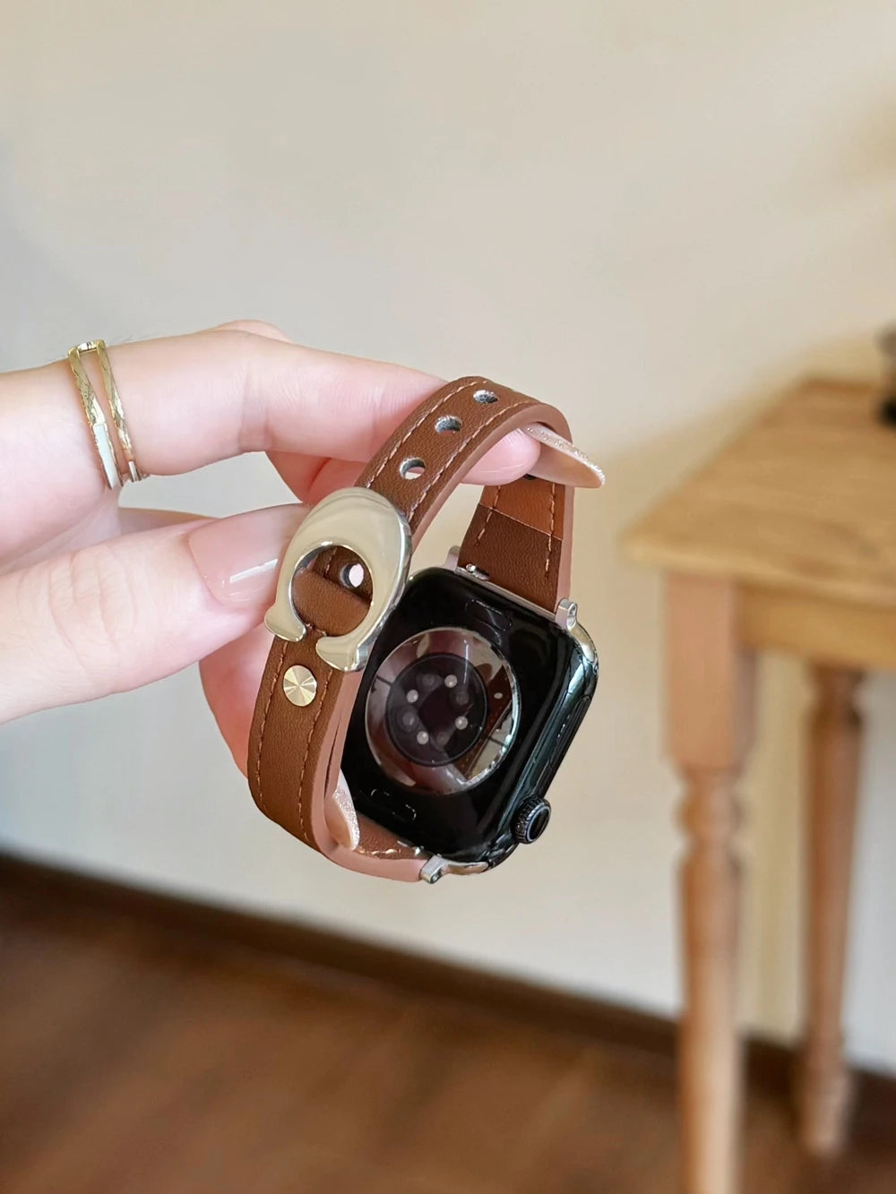 Luxury Leather Apple Watch Band