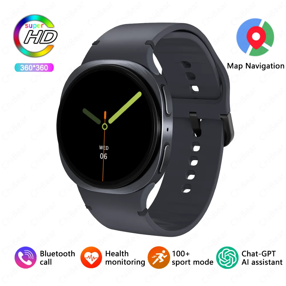 2026 New GPS Map Navigation Smart Watch For Men Women NFC Compass Sports Watch Bluetooth Call AMOLED HD Smartwatch 8 mini