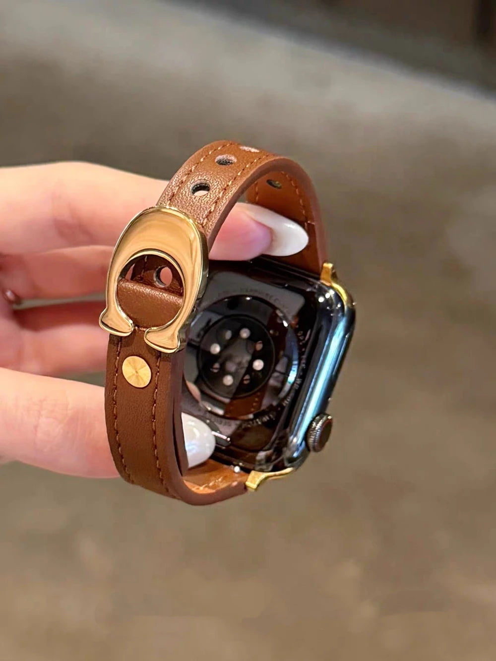 Luxury Leather Apple Watch Band