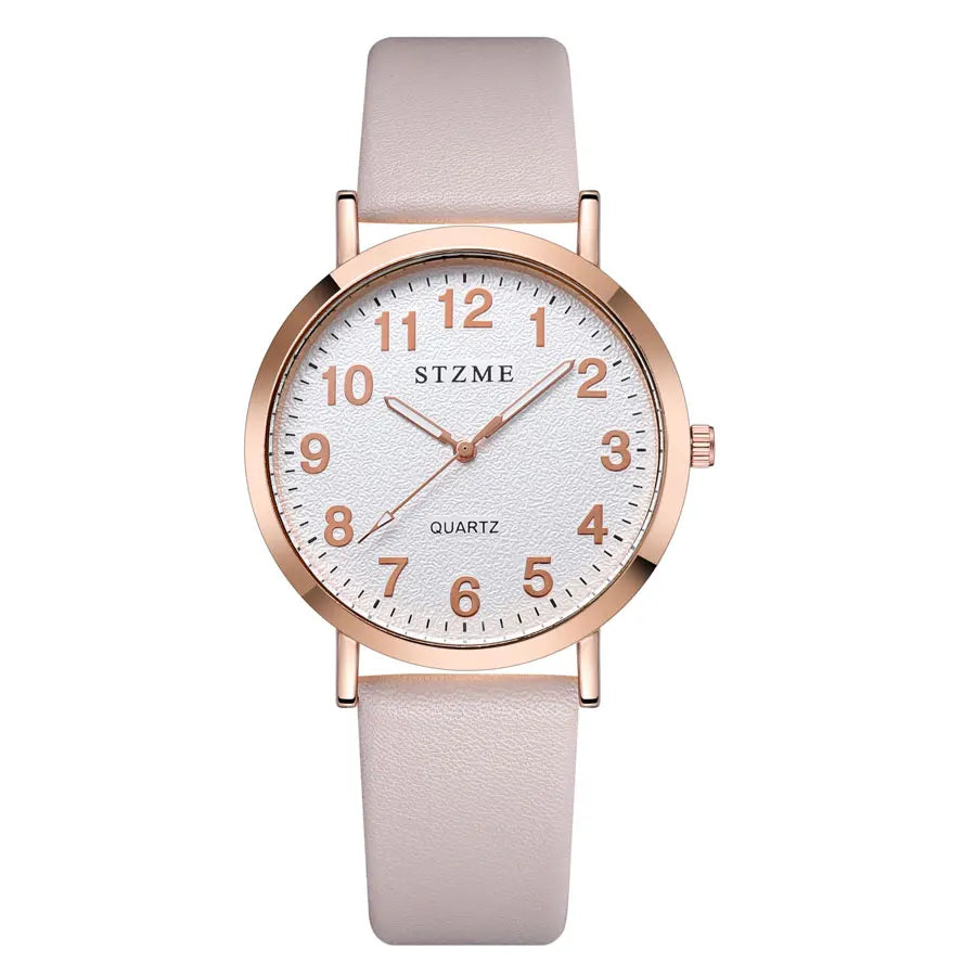 Women's Luminous Leather Watch