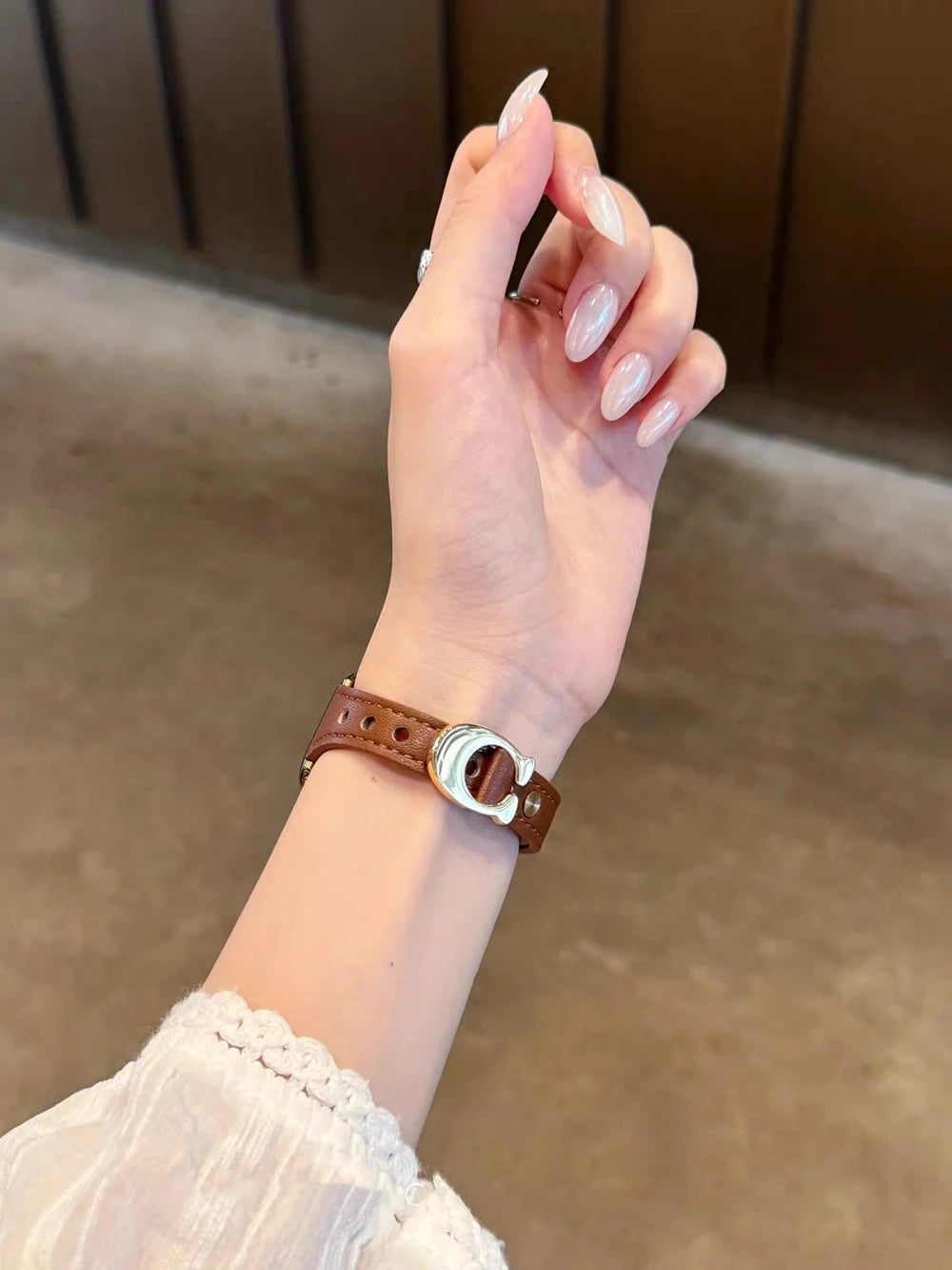 Luxury Leather Apple Watch Band